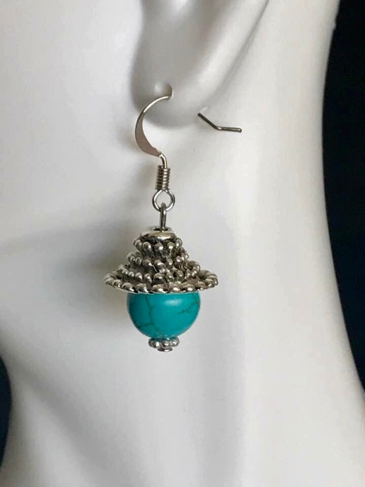 Turquoise necklace set